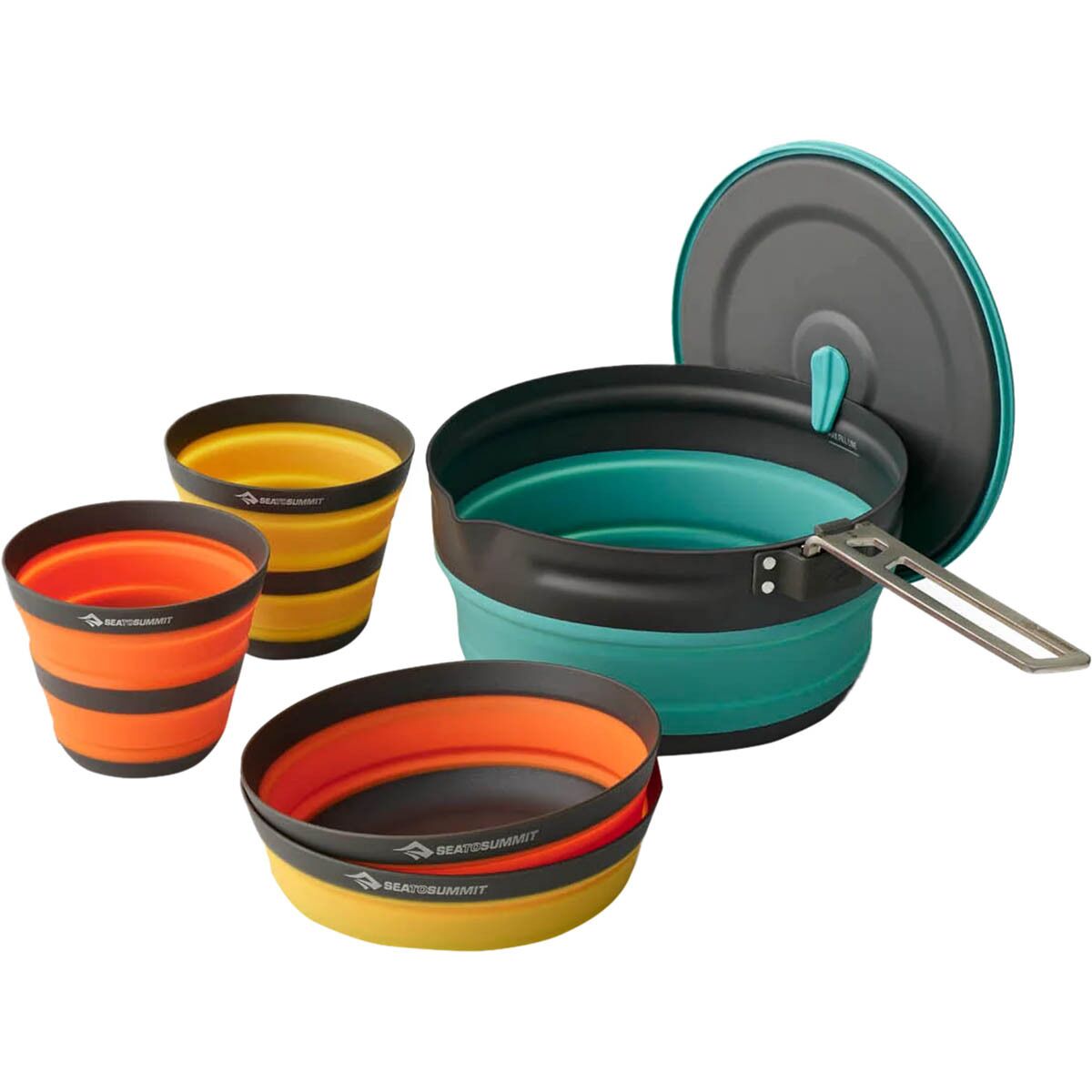 Image of Sea To Summit Frontier UL Collapsible One Pot 5-Piece Set - 2 Person One Color, One Size