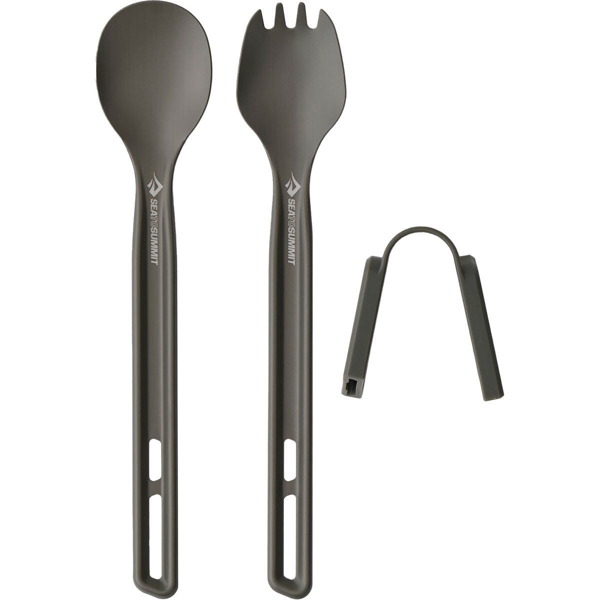 Sea To Summit Frontier UL Cutlery 2-Piece Set Grey, Standard