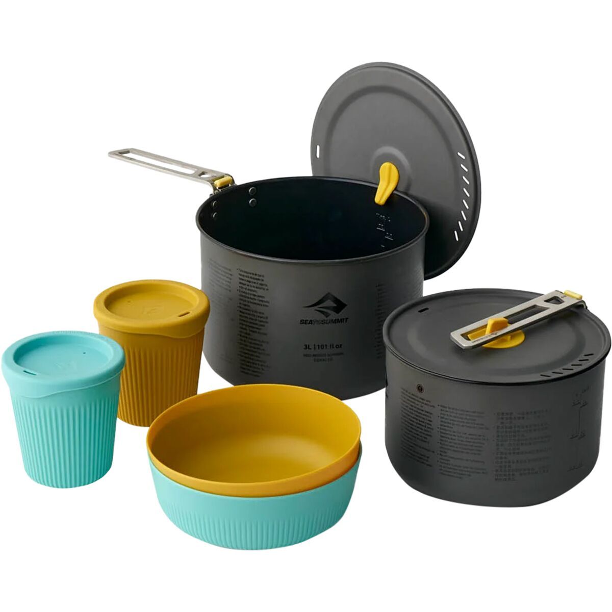 Image of Sea To Summit Frontier UL Two Pot 6-Piece Multi-Cook Set - 2 Person One Color, One Size