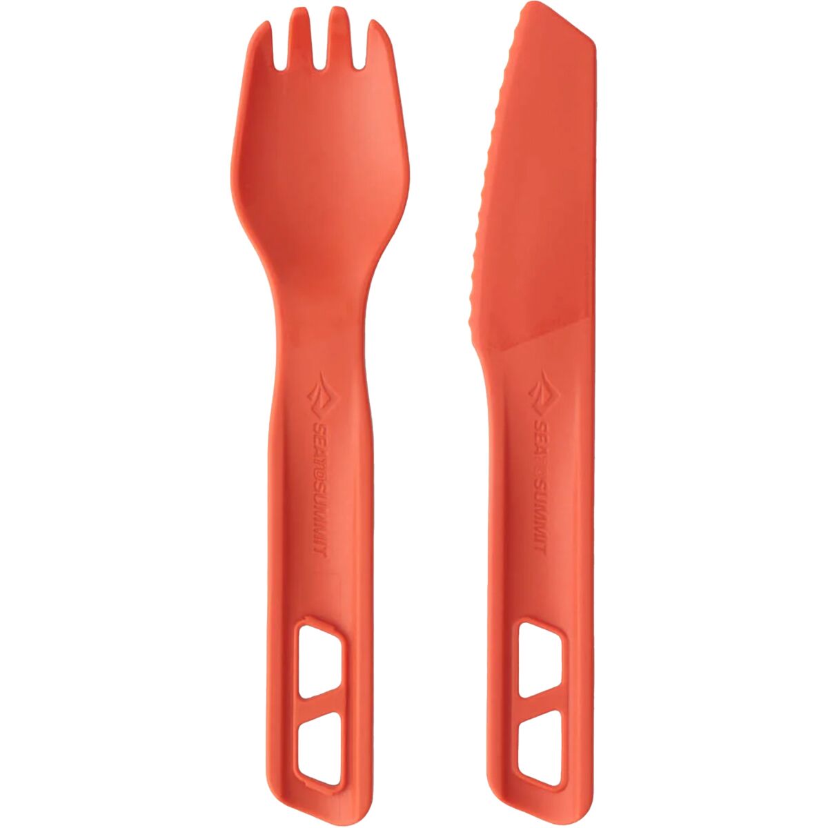 Image of Sea To Summit Passage Cutlery Set Spicy Orange, 3-Piece