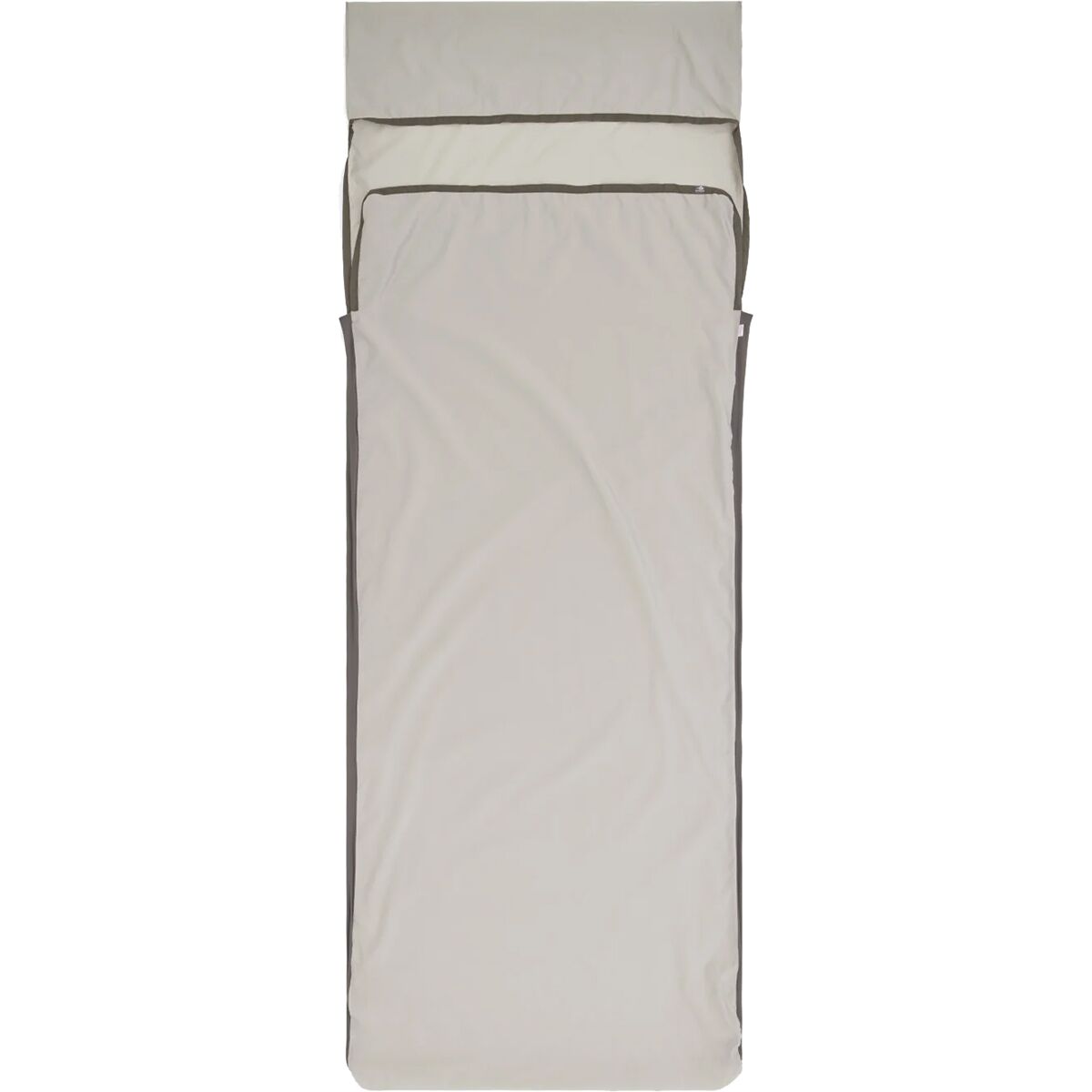 Sea To Summit Silk Blend Sleeping Bag Liner Moonstruck Grey, Rectangular w/ Pillow Sleeve