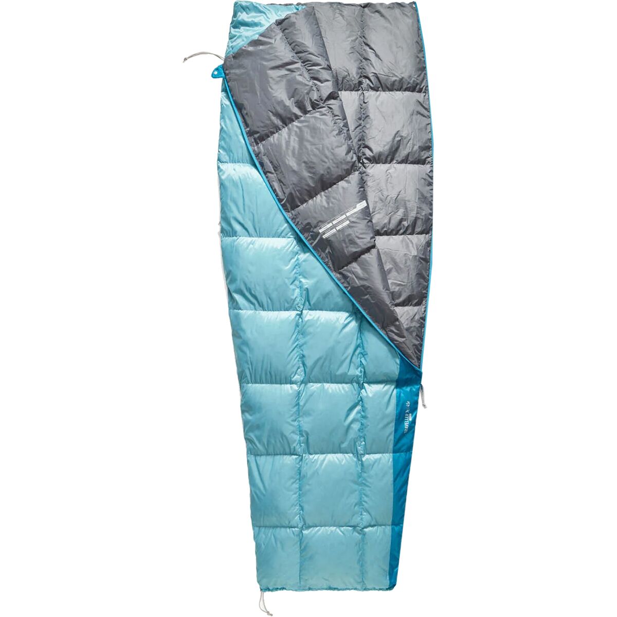 Image of Sea To Summit Traveller Sleeping Bag: 45F Down Aqua Sea Blue, Reg
