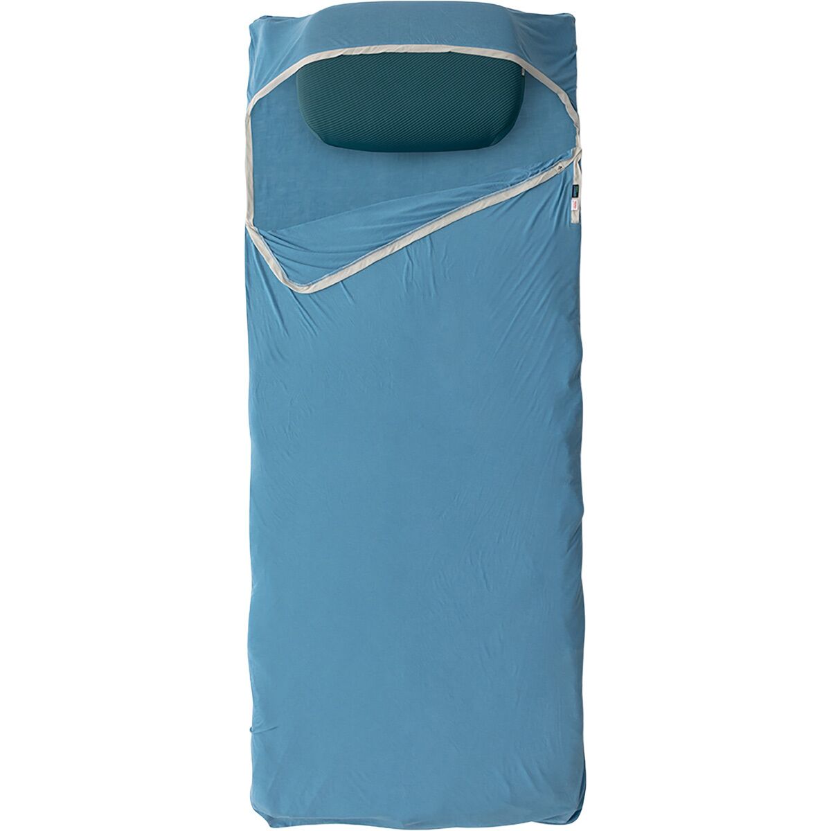 Sea To Summit Breeze Lightweight Liner - Rectangular + Pillow Sleeve Cendre Blue, Rectangular
