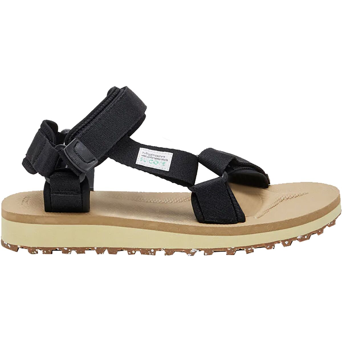 Suicoke Suicoke Depa 2 Cab Eco Sandal - Men's Black/Beige, 8.0
