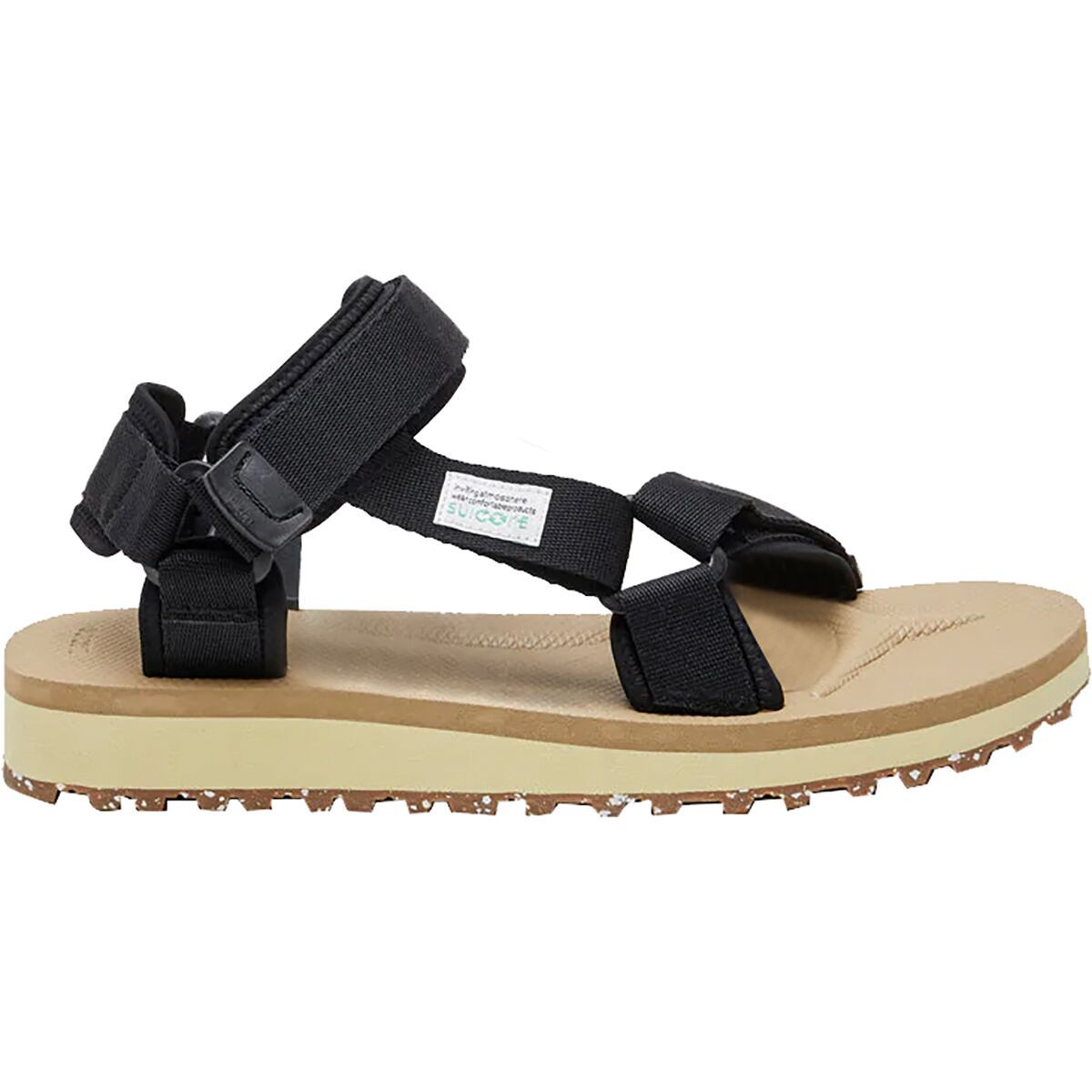 Suicoke Depa 2 Cab Eco Sandal - Men's Black/Beige, 6.0