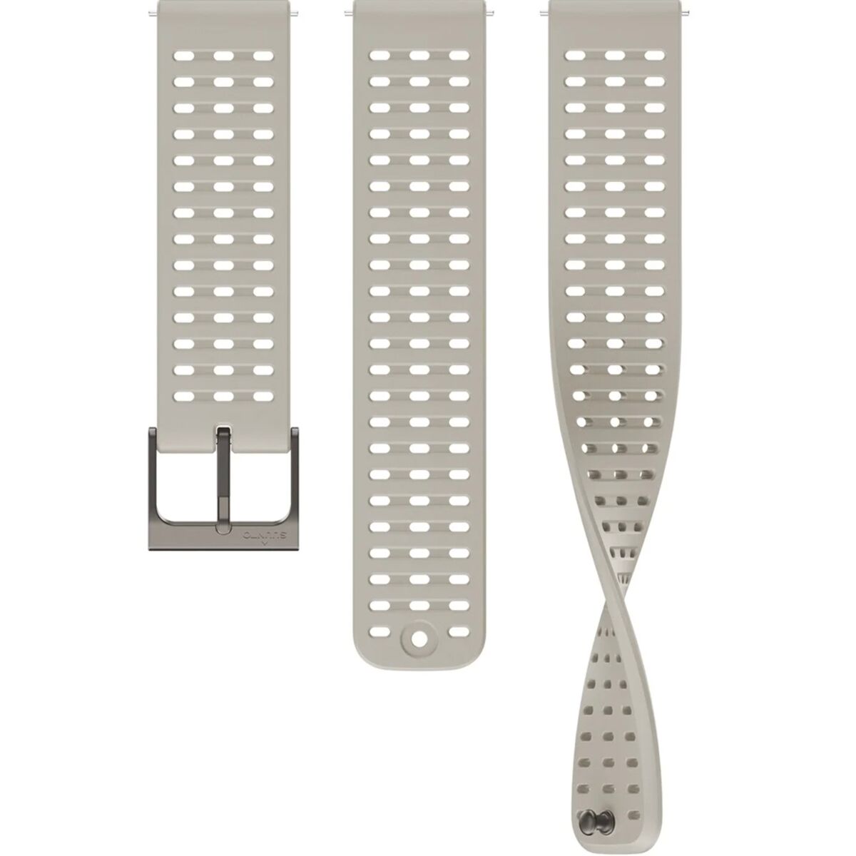 Suunto Suunto 22mm Athletic 2 Silicone Strap Sand Gray, S/M