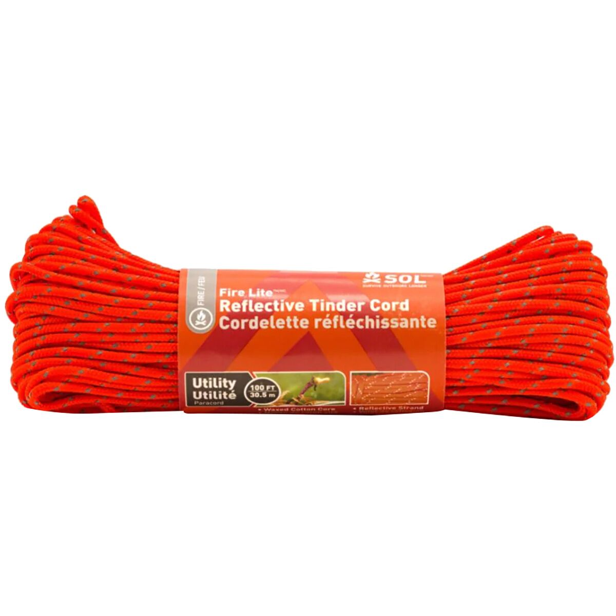 Image of S.O.L Survive Outdoors Longer Fire Lite Utility Tinder Cord One Color, 50ft