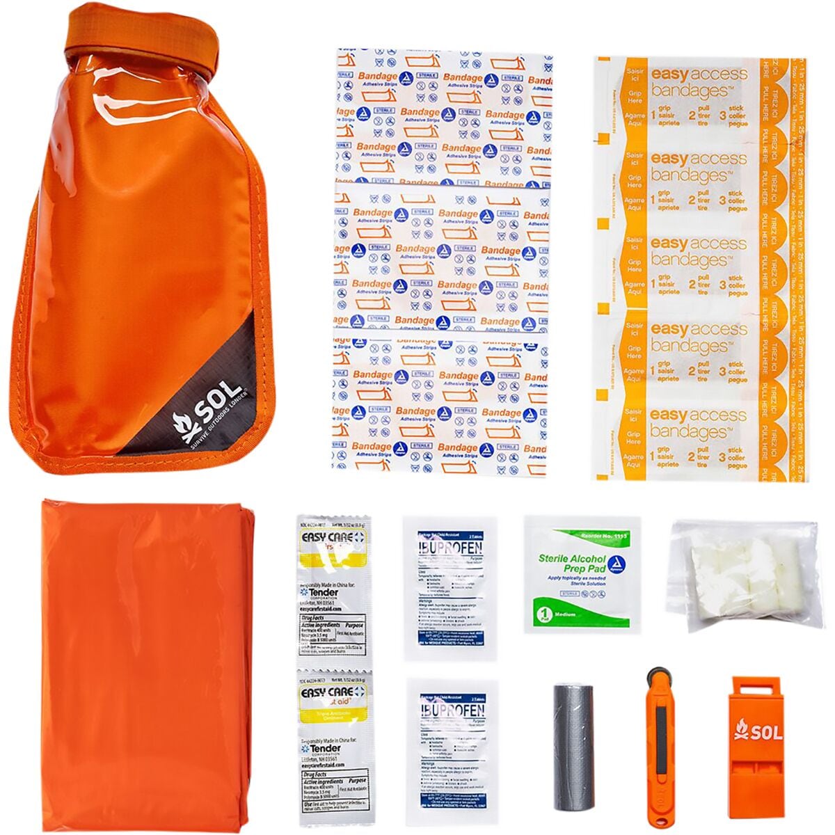 S.O.L Survive Outdoors Longer Survival Medic in Dry Bag