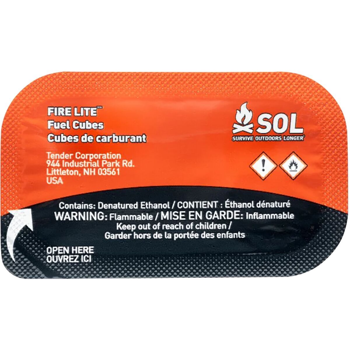 Image of S.O.L Survive Outdoors Longer Fire Lite Fuel Cubes in Box One Color, One Size