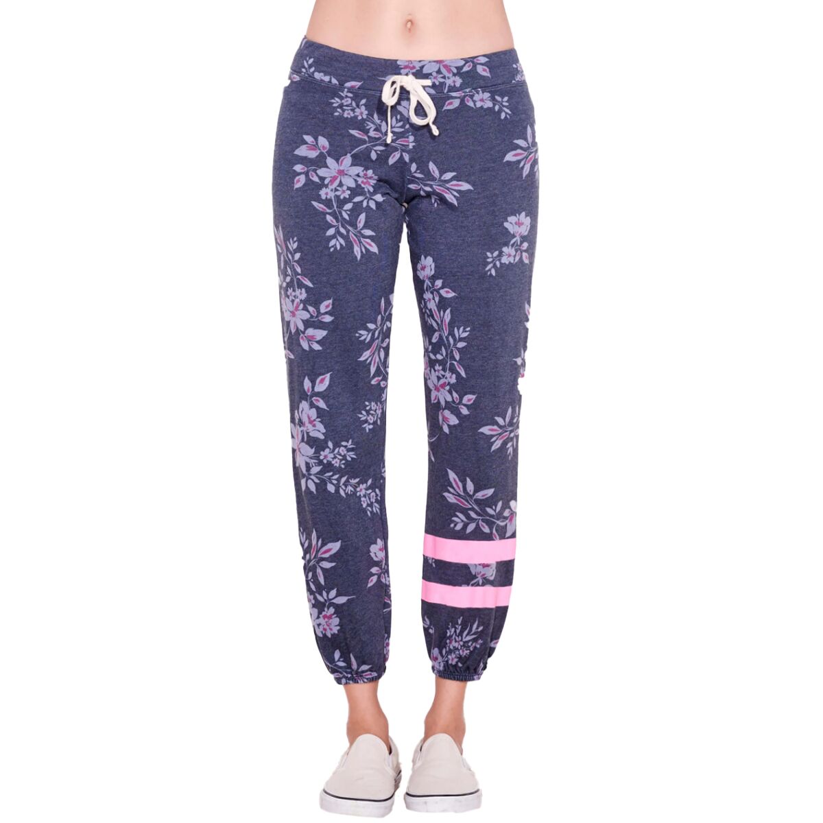 Sundry Stripes Floral Sweatpant - Women's product image