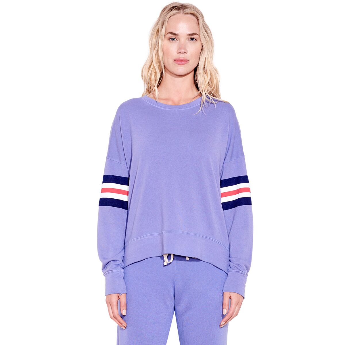 Sundry 3 Color Stripe Sweatshirt - Women's product image
