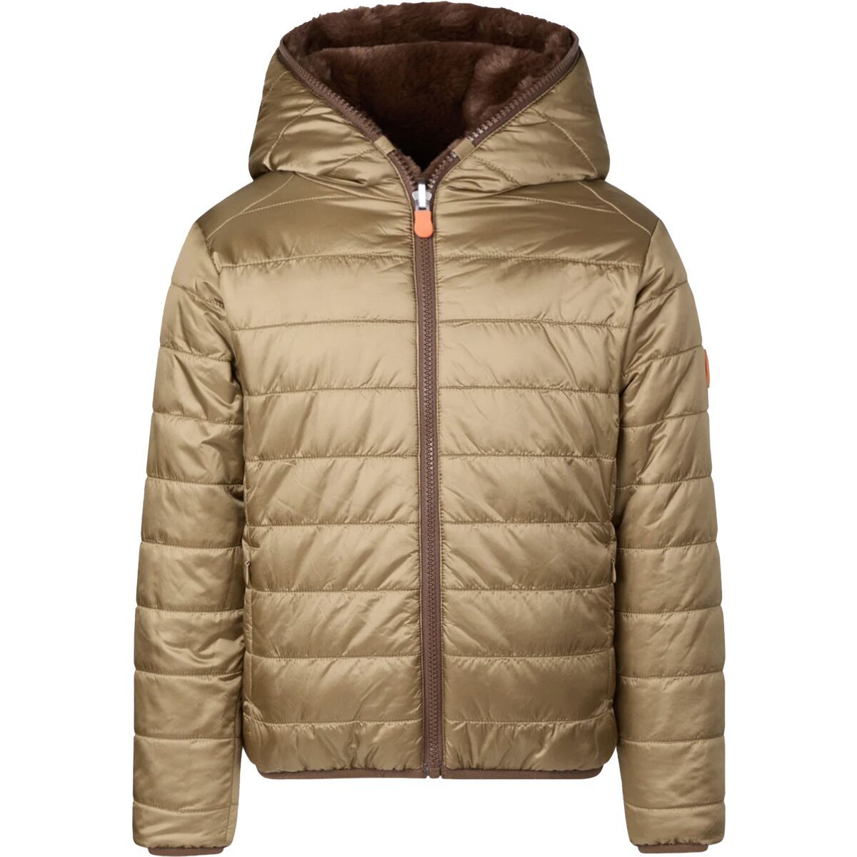 Image of Save The Duck Chloe Jacket - Kids' Teddy Brown, 12