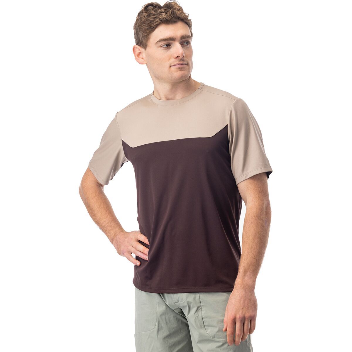 Image of 7mesh Industries Roam Short-Sleeve Jersey - Men's Mocha, XL