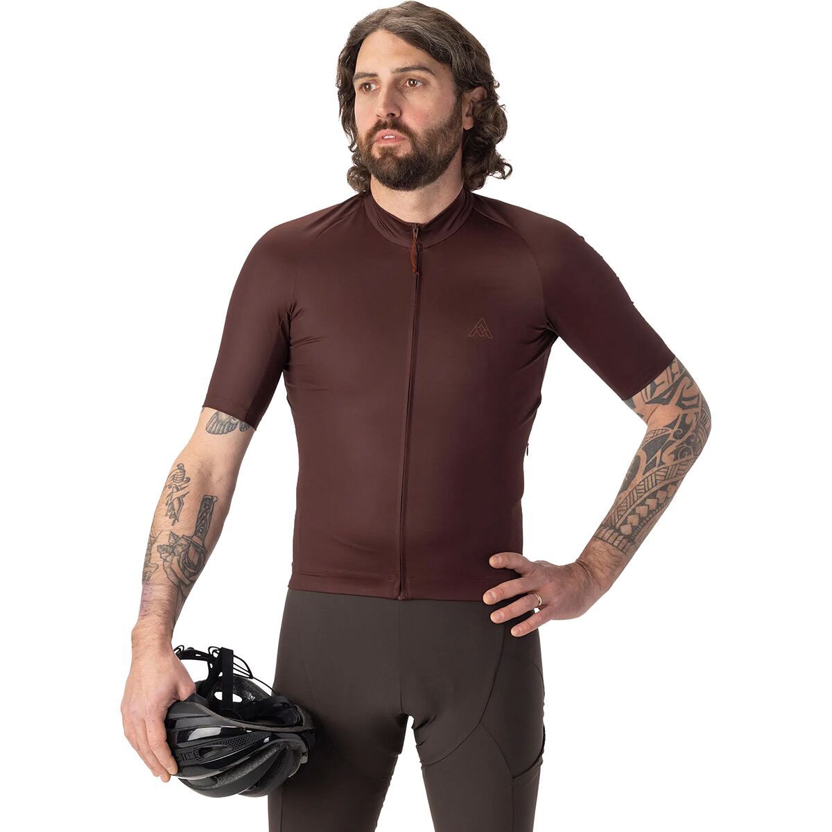 Image of 7mesh Industries Atlas Short-Sleeve Jersey - Men's Raisin, XL