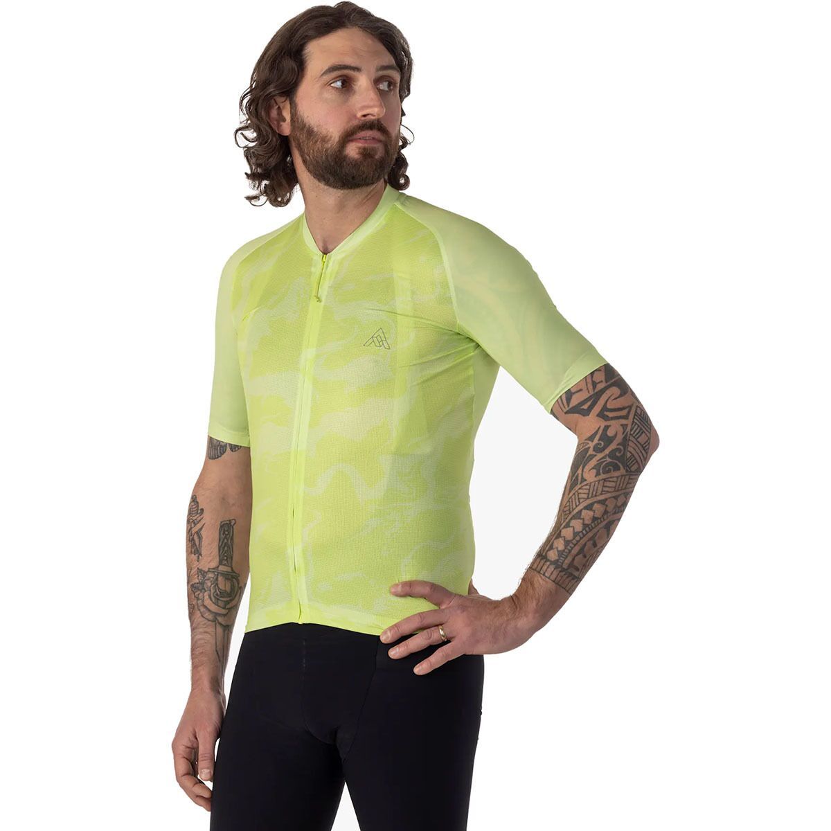 Image of 7mesh Industries Pace Jersey - Men's Lime Sorbet, M