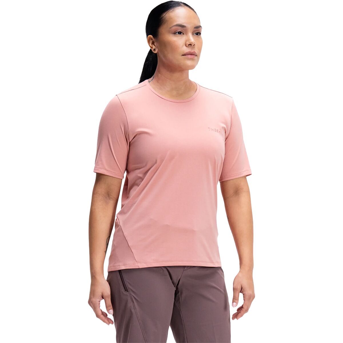 Image of 7mesh Industries Atlas Short-Sleeve Shirt - Women's Pink Salt, XS
