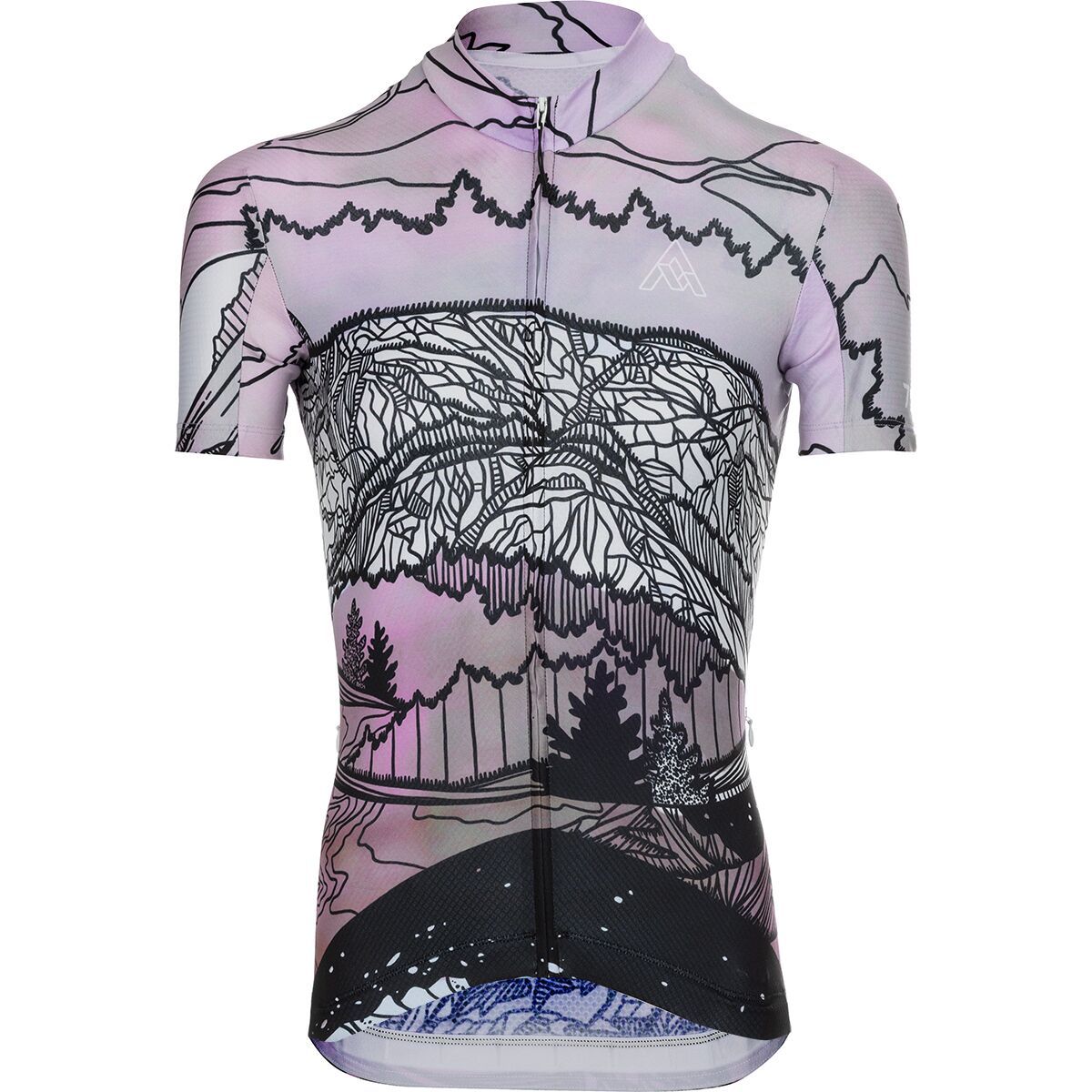 7mesh Industries Horizon Short Sleeve Jersey - Kate Zessel Women's 2023 Sea2Sky Sangria, S