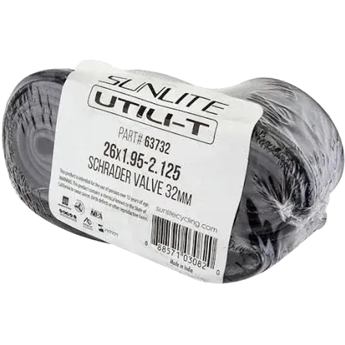 Sunlite Utili-T Standard Schrader Valve Tube One Color, 26in x 1.95-2.215