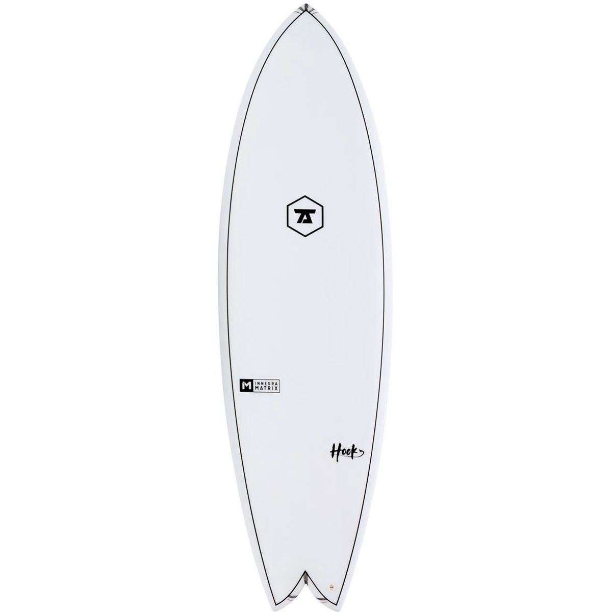 7S Hook Twin Fin Shortboard Surfboard - Surf