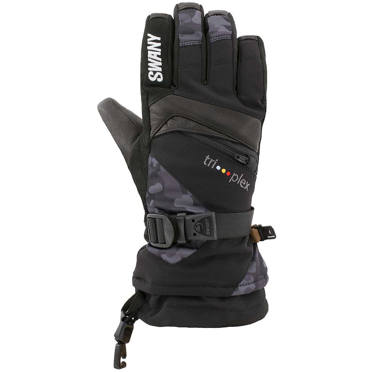 Image of Swany X-Change Jr Glove - Kids' Black/Camo, M