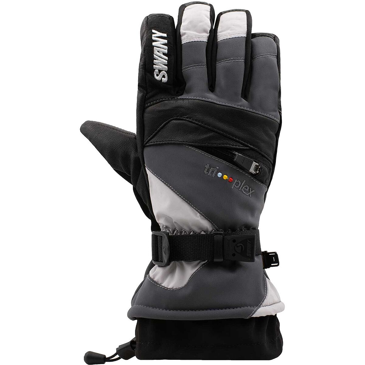 Swany X-Change Glove - Men's Light Grey/Charcoal Grey