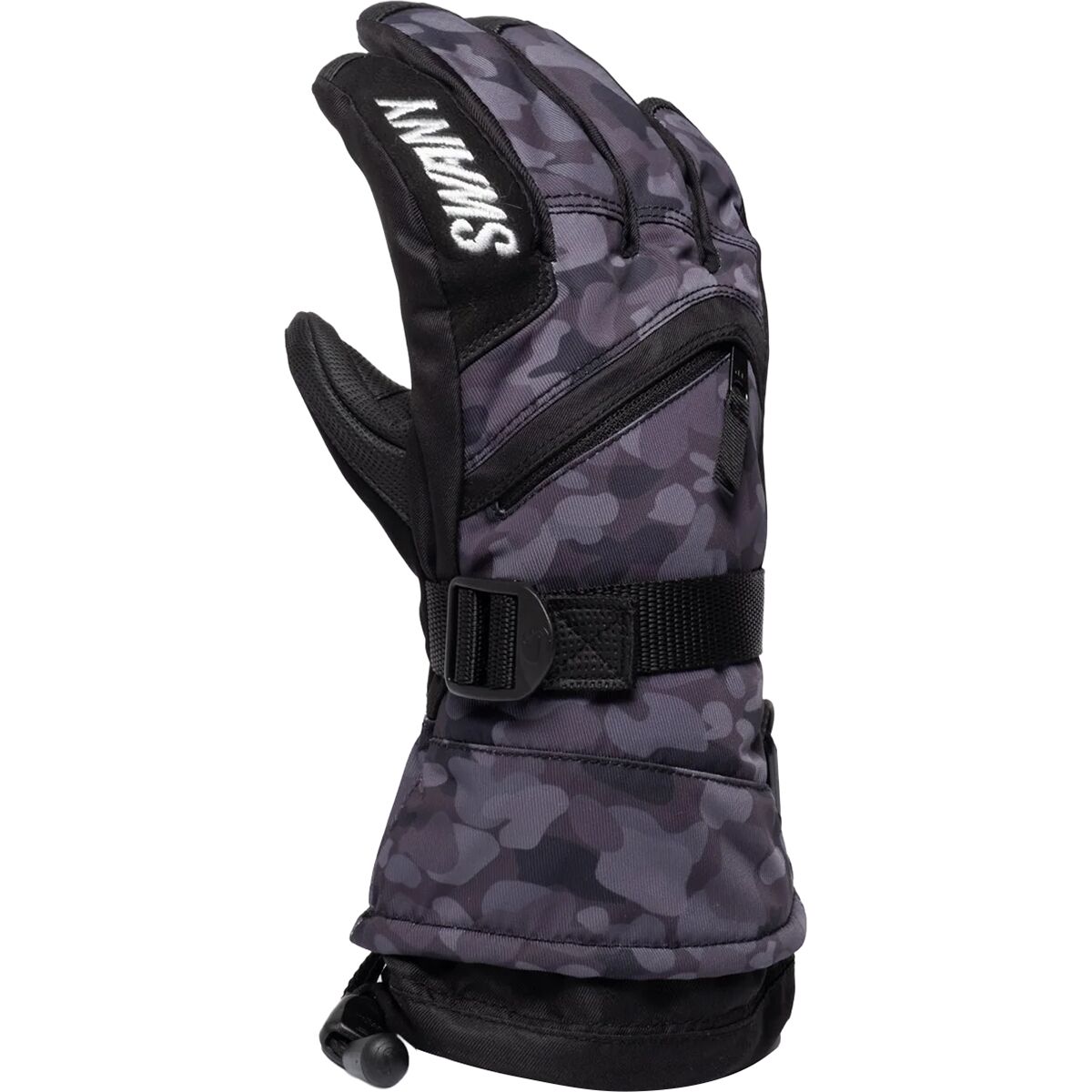 Image of Swany X-Over Glove - Kids' Black Camo, L