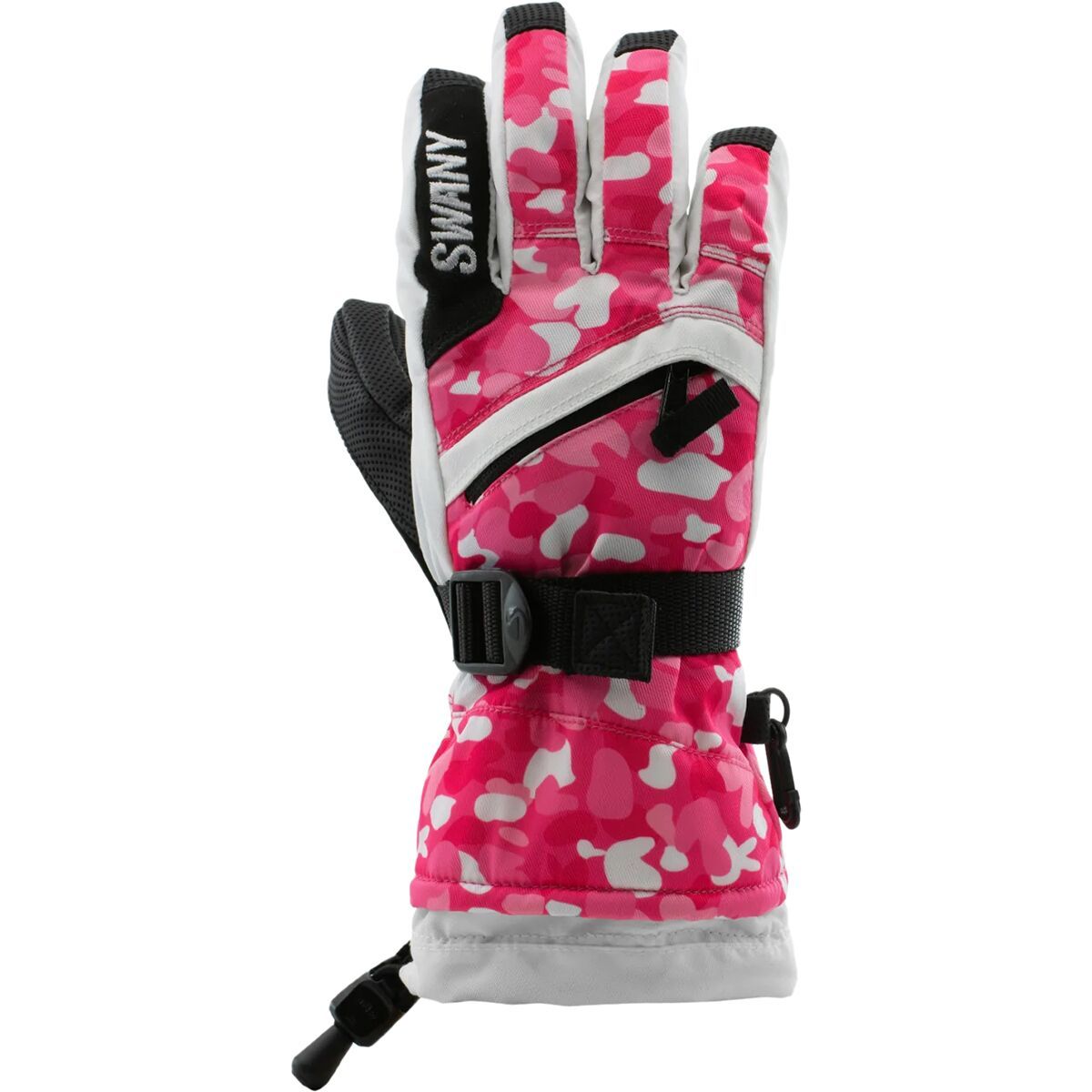Image of Swany X-Over Glove - Kids' Pink Camo, L