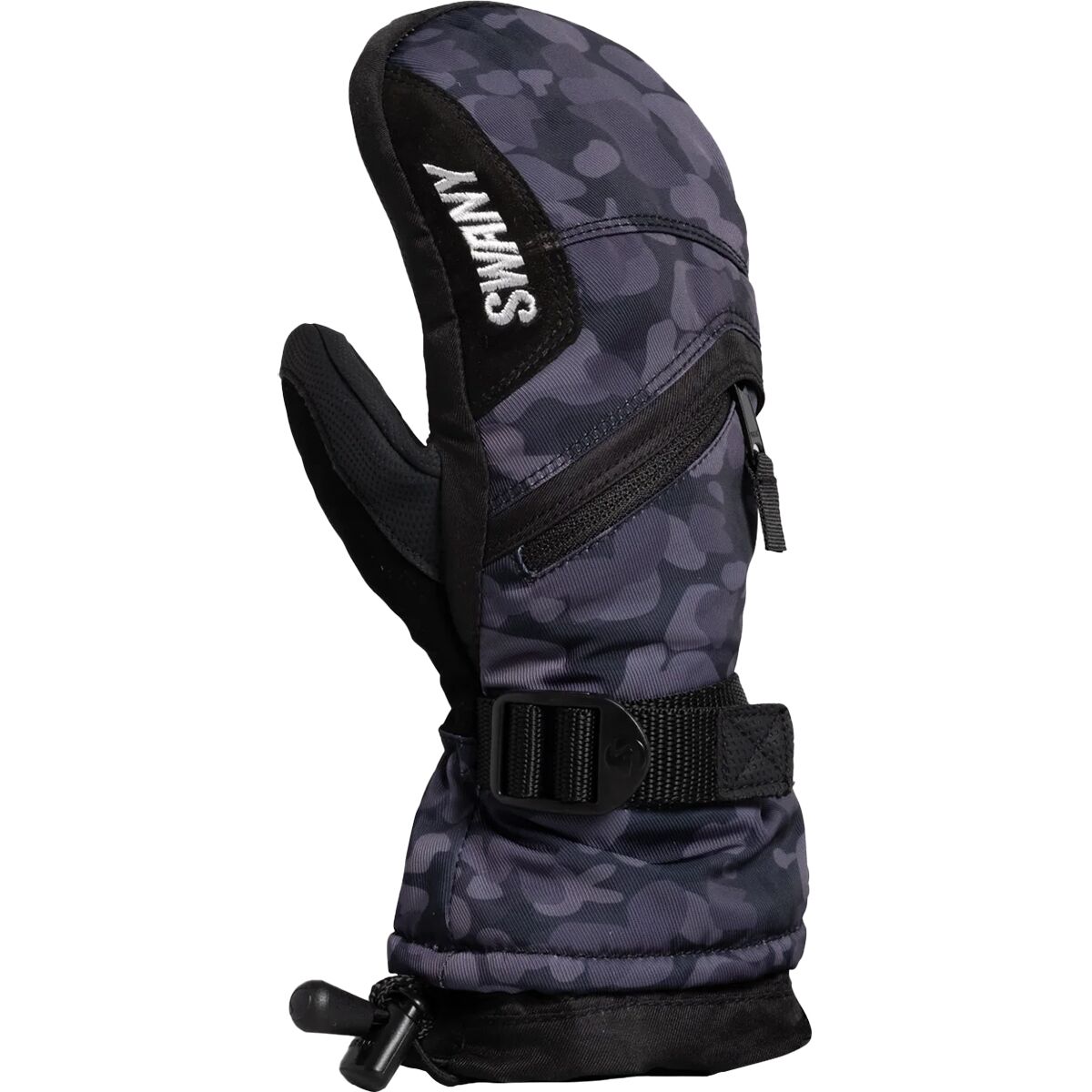 Image of Swany X-Over Mitten - Kids' Black Camo, S
