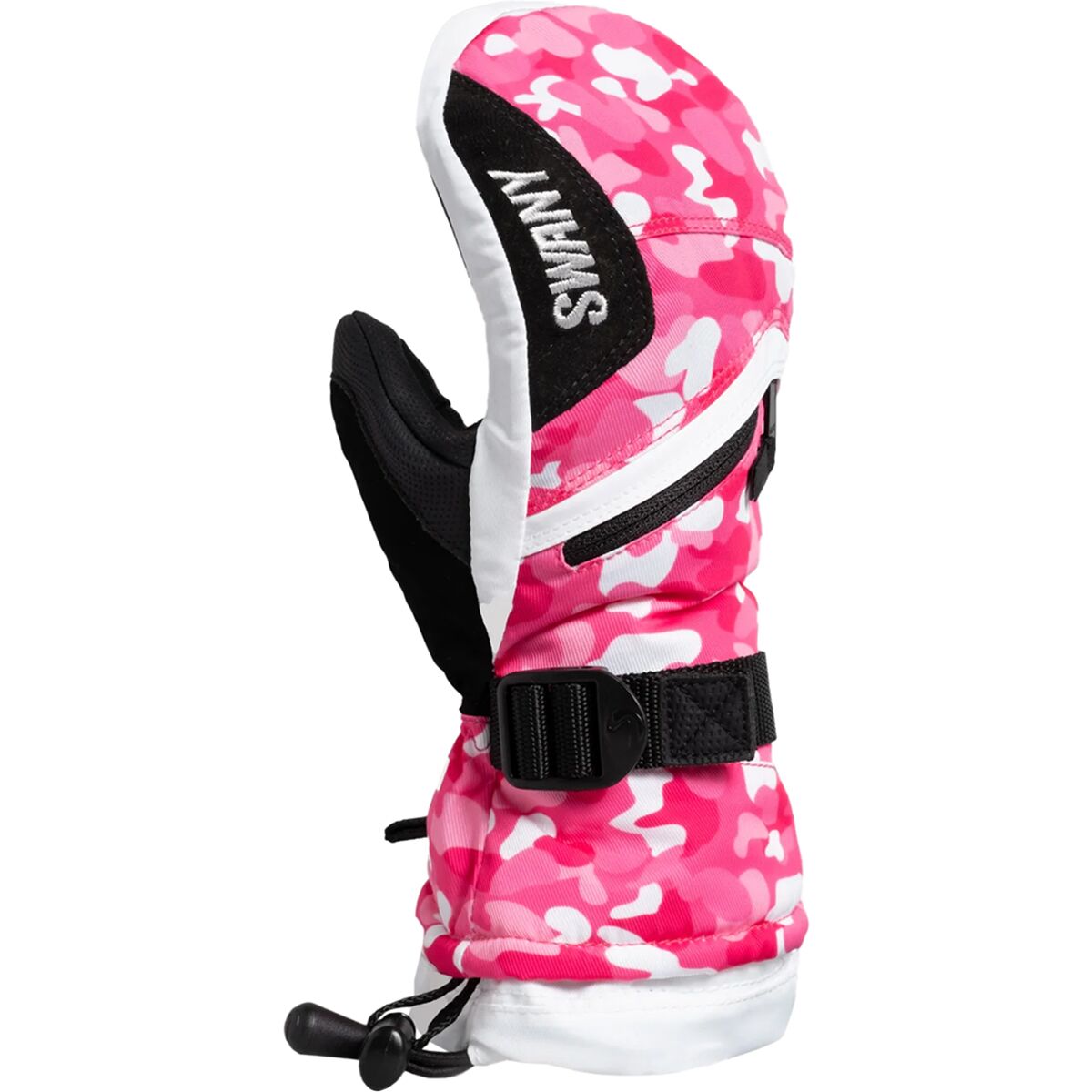 Image of Swany X-Over Mitten - Kids' Pink Camo, L