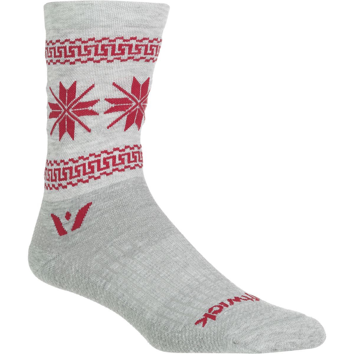 Swiftwick Vision Five Winter Sock Heather Red, L