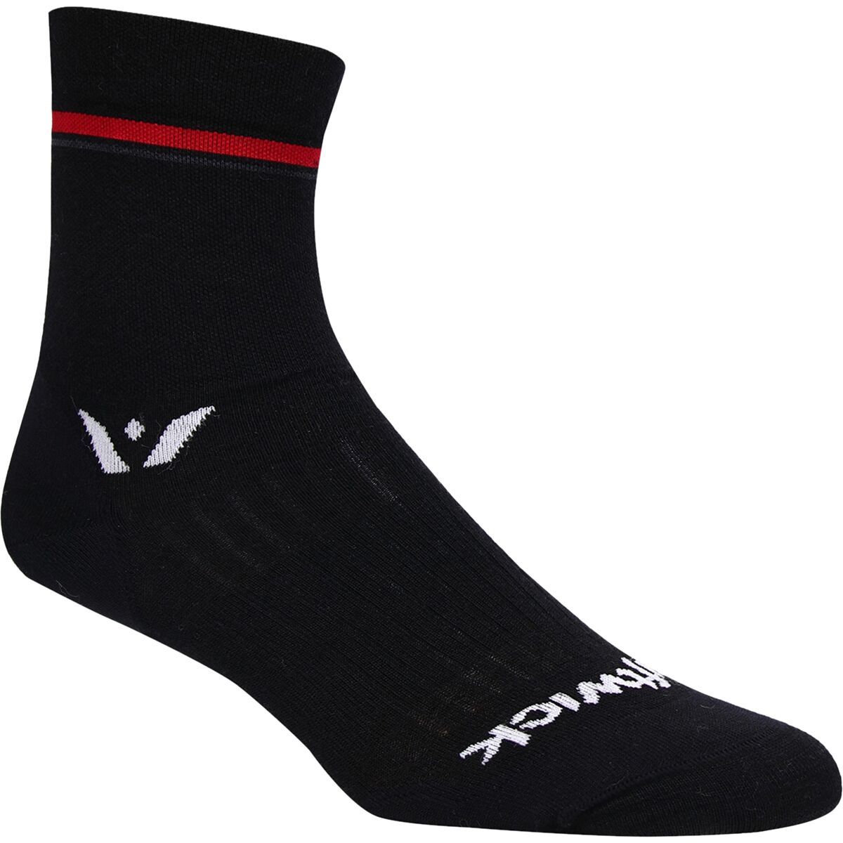 Swiftwick Pursuit Four Sock Retro Stripe Black, L