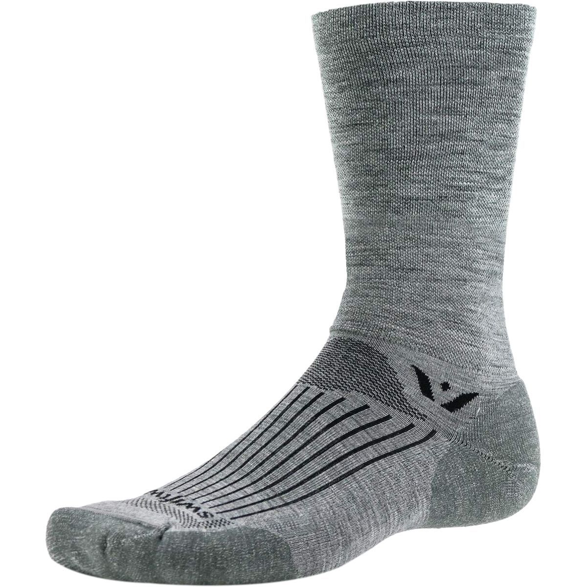 Swiftwick Pursuit Seven Sock Heather, L