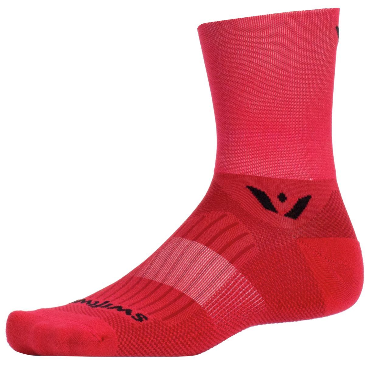 Swiftwick Aspire Four Sock Red/Black, M