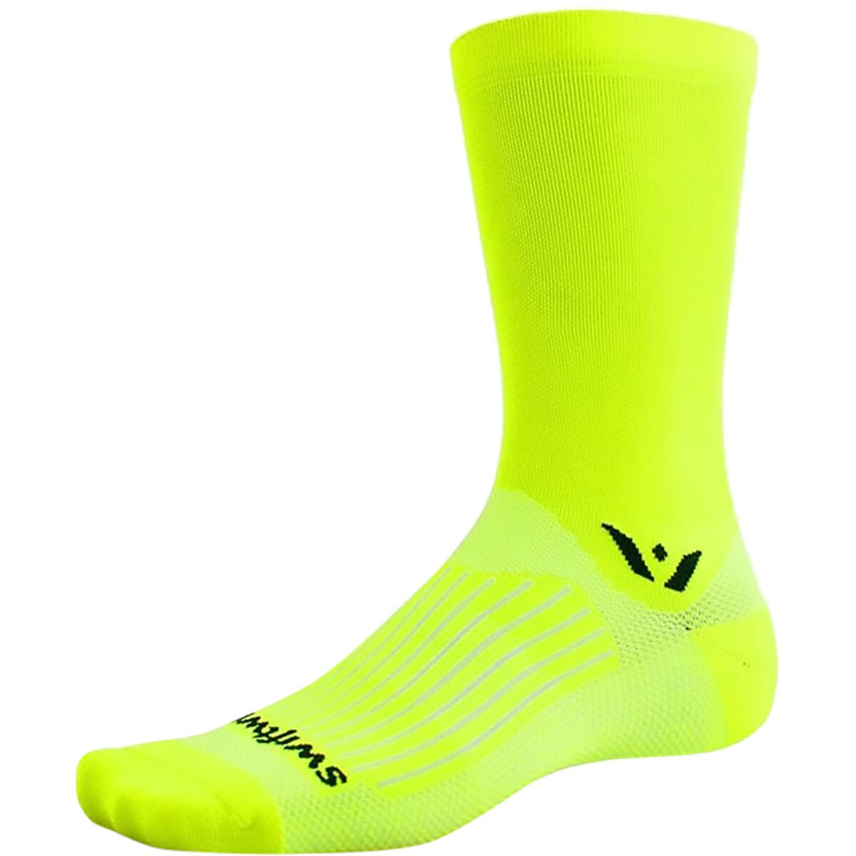 Swiftwick Aspire Seven Sock Aspire Hi-Viz Yellow L