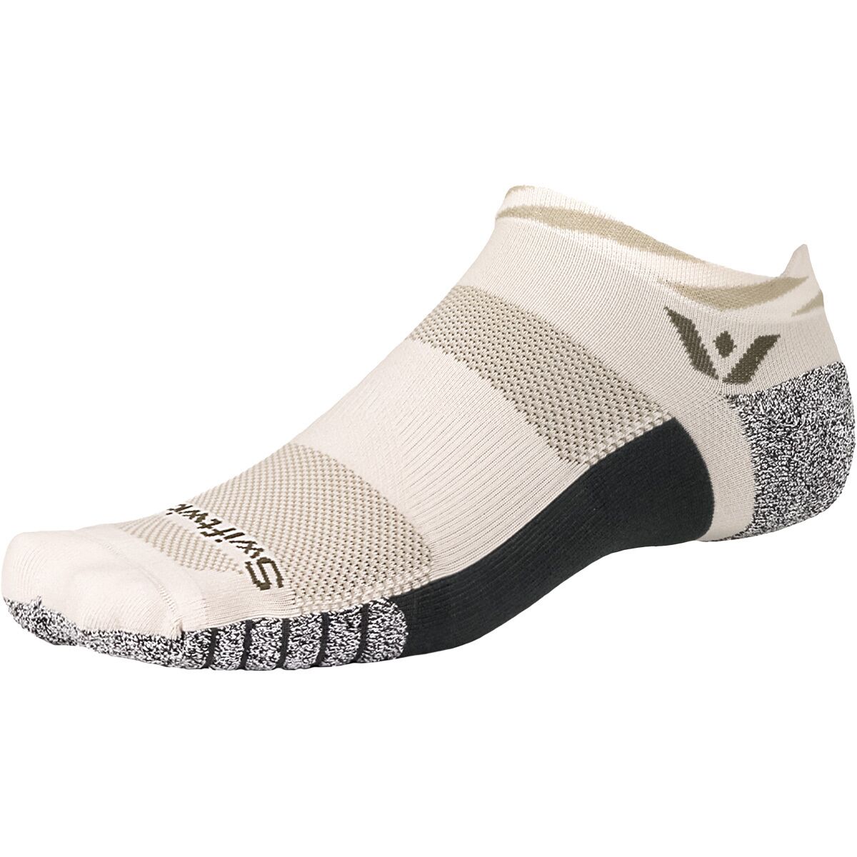 Image of Swiftwick Flite XT No Show Sock Oatmeal Tan, L