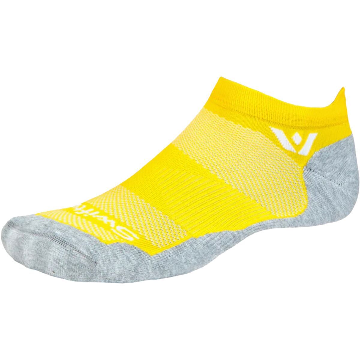 Image of Swiftwick Maxus No Show Sock Canary Yellow, XL