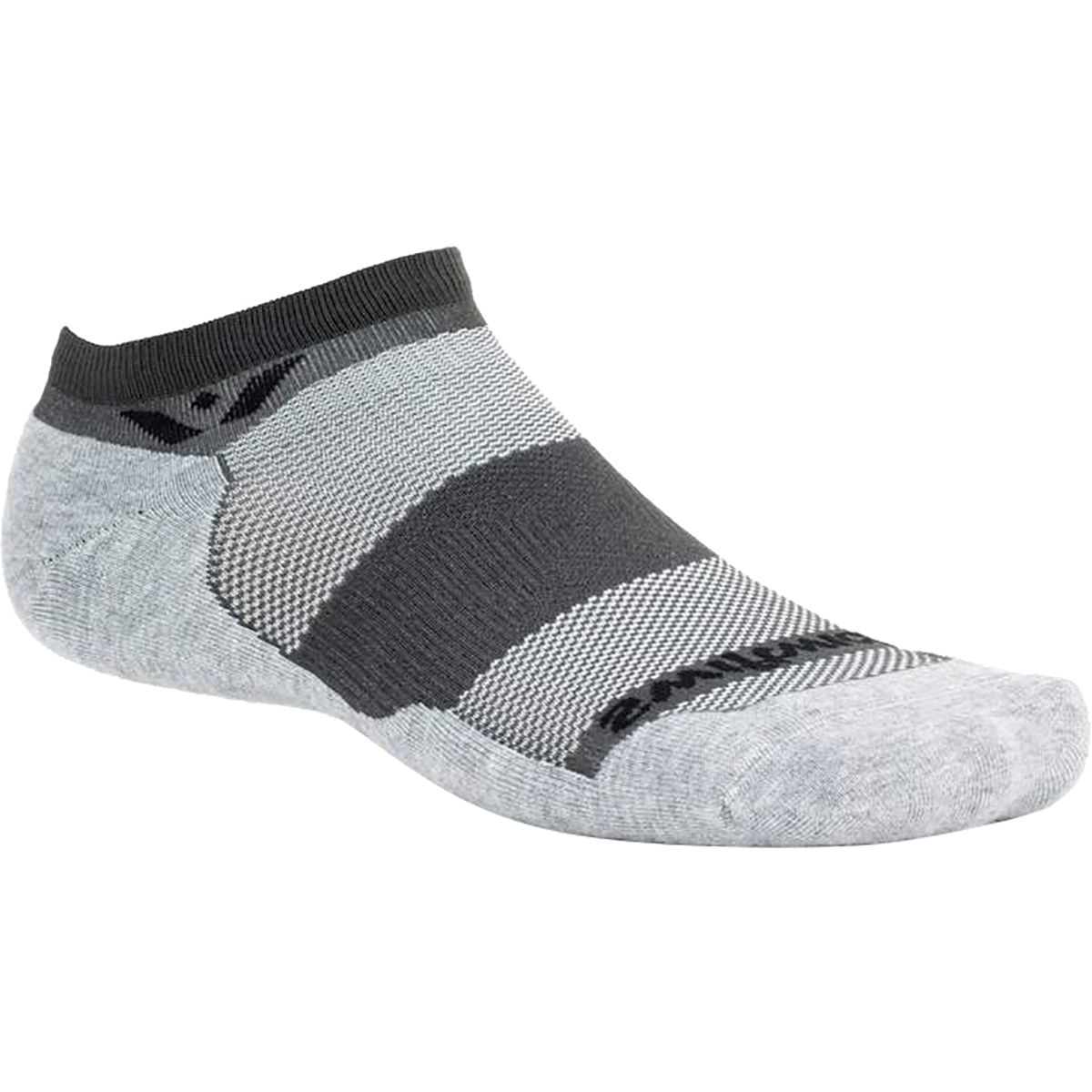 Image of Swiftwick Maxus No Show Sock Gray, XL