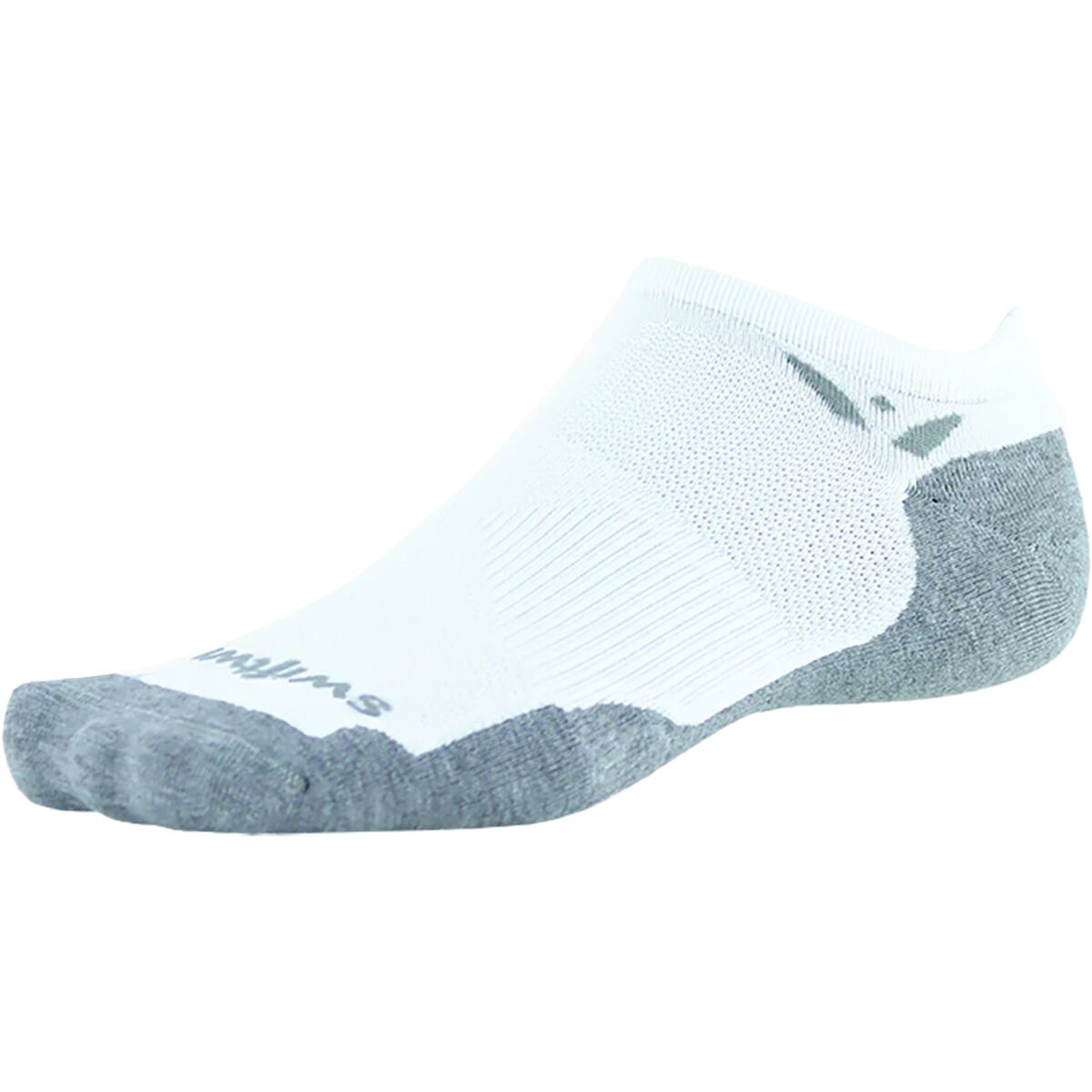 Image of Swiftwick Maxus No Show Sock White, XL