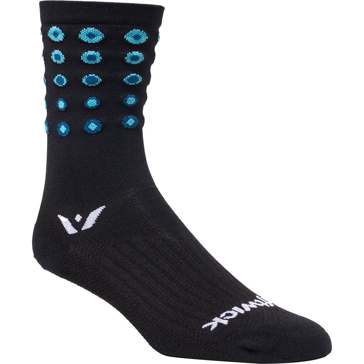Swiftwick Vision Six Impression Sock Echo Black, L