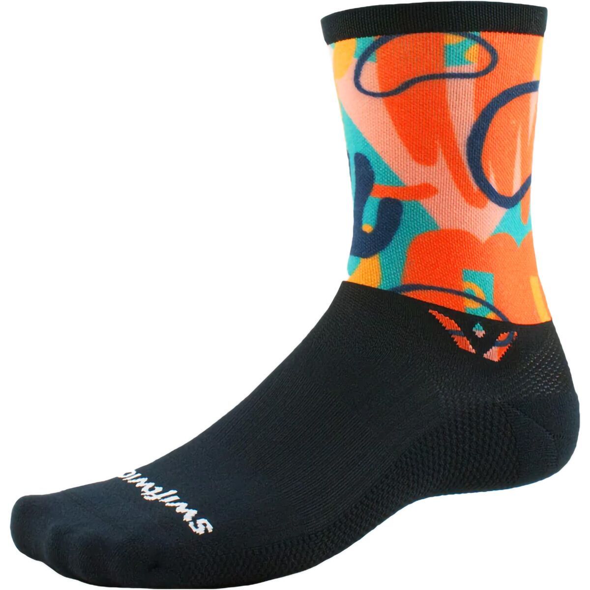 Swiftwick Vision Six Impression Sock Impression Doodle, M