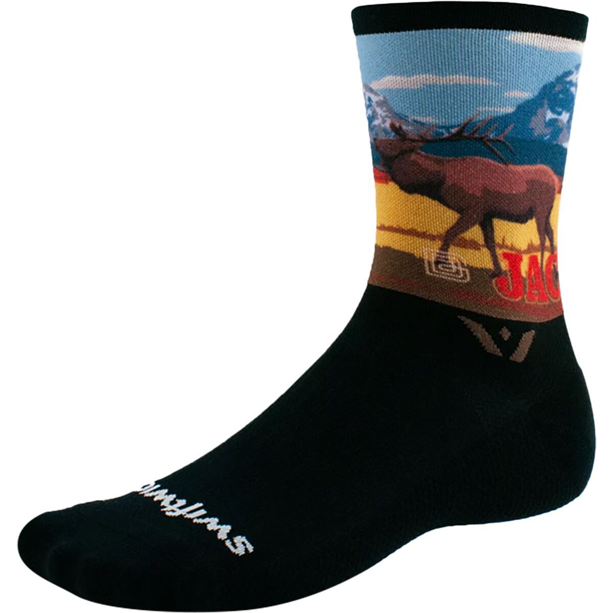 Swiftwick Vision Six Impression Sock Impression Jackson, L