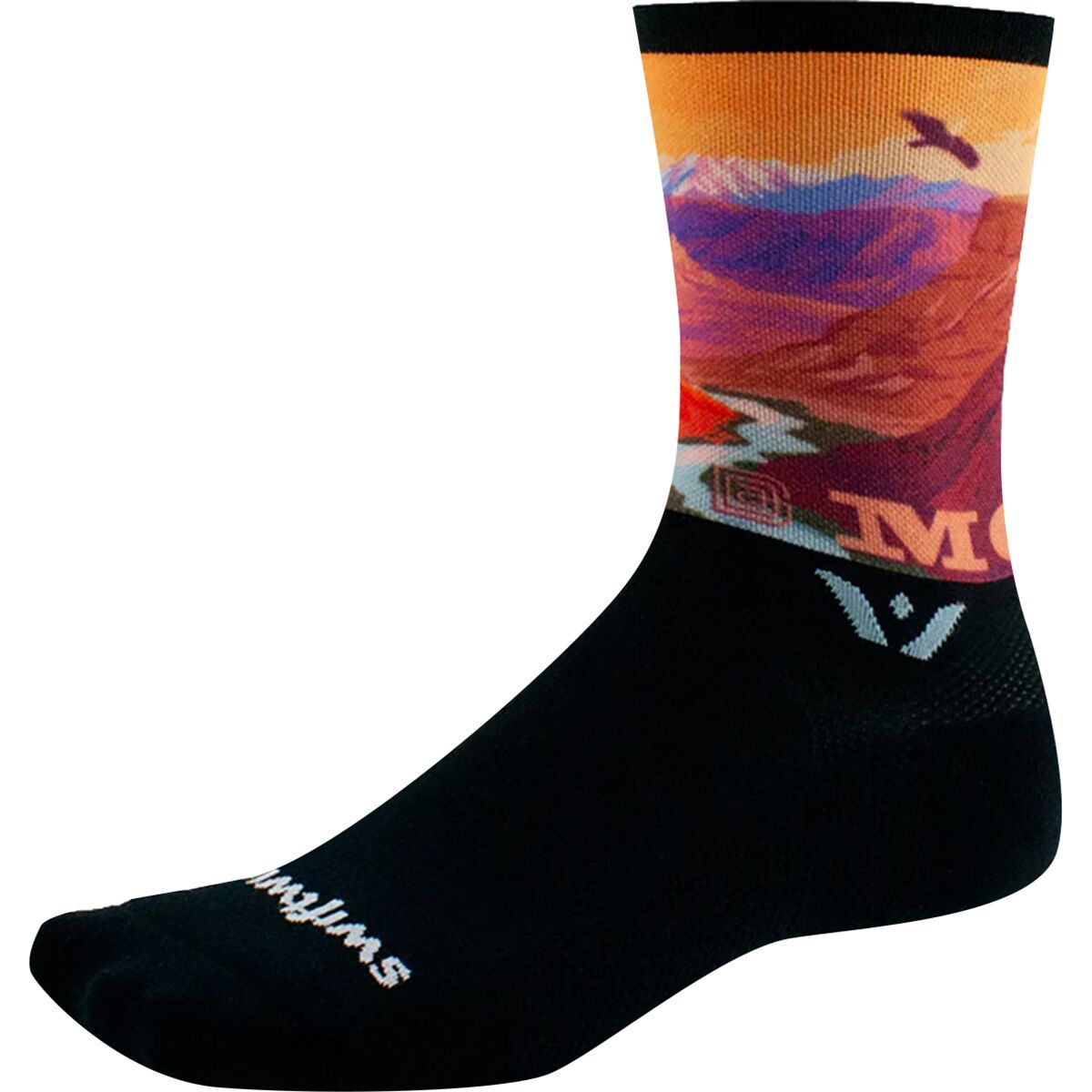 Swiftwick Vision Six Impression Sock Impression Moab, L
