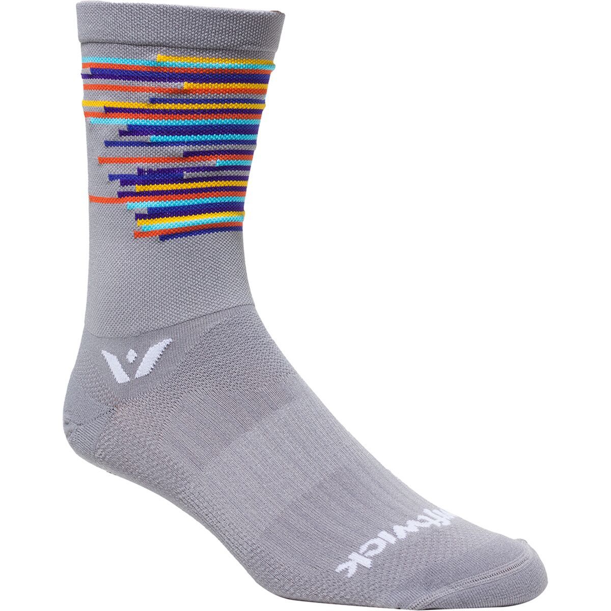 Swiftwick Vision Six Impression Sock Sprint Gray, M