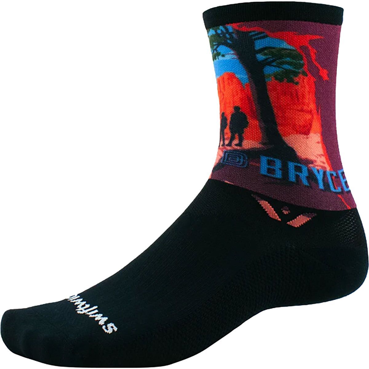 Swiftwick Vision Six Impression National Park Sock Bryce Canyon, L
