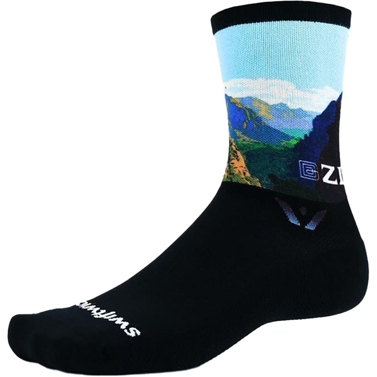 Swiftwick Vision Six Impression National Park Sock Zion, S