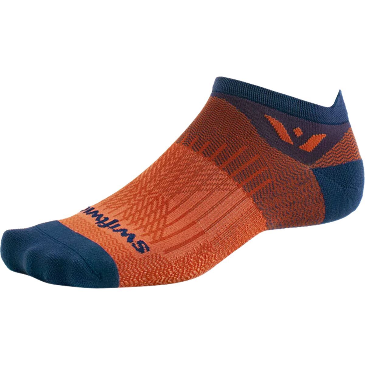 Swiftwick Aspire Zero Tab Sock Navy/Orange, L