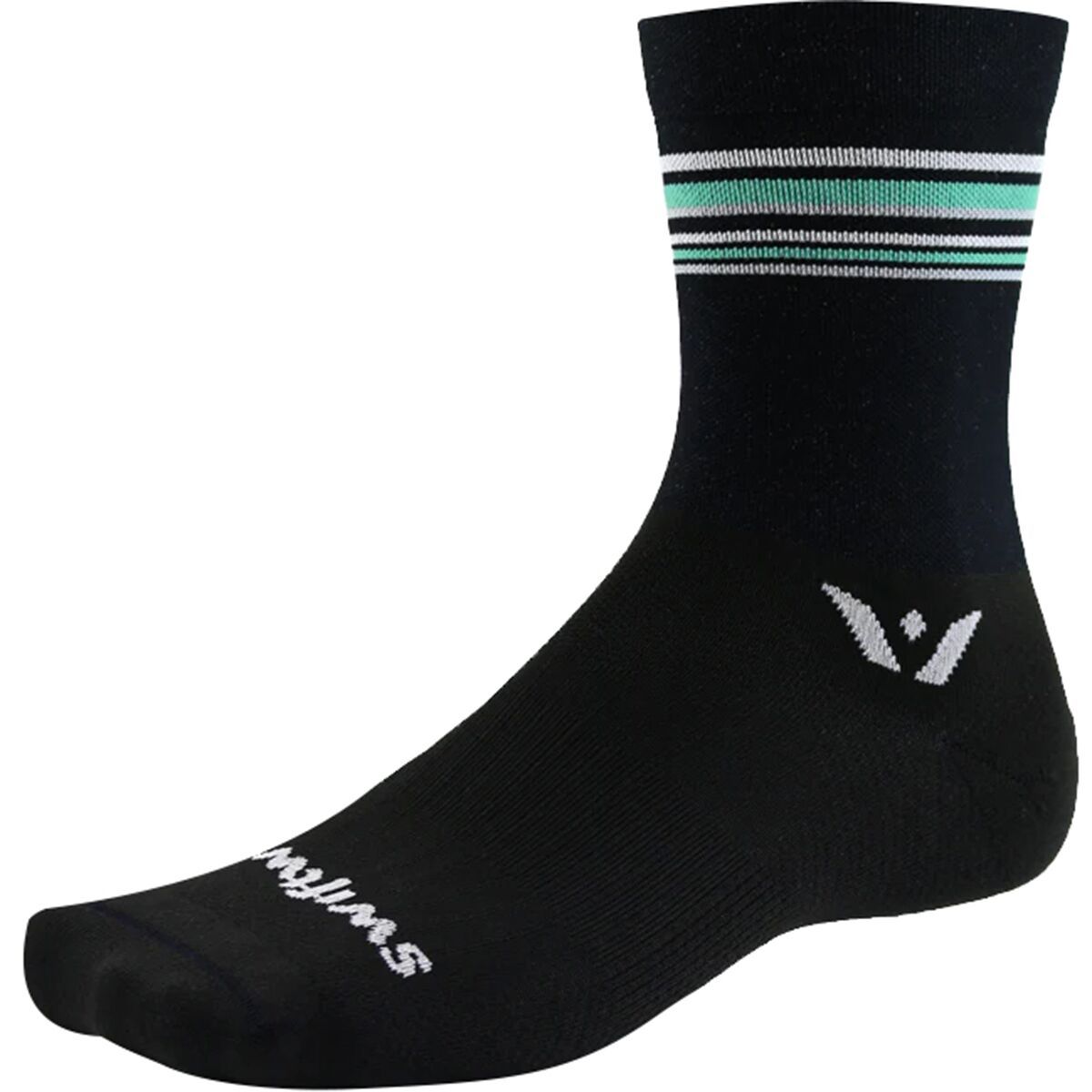 Swiftwick Aspire Five Sock Mint Black, S