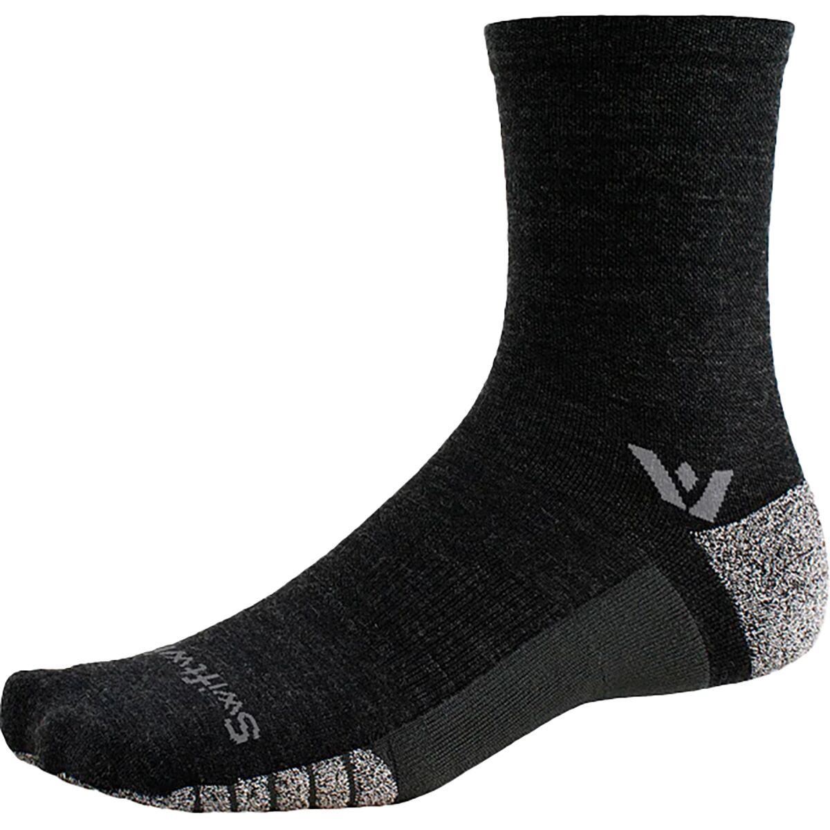 Image of Swiftwick Flite XT Trail Mid-Crew Sock Coal, S