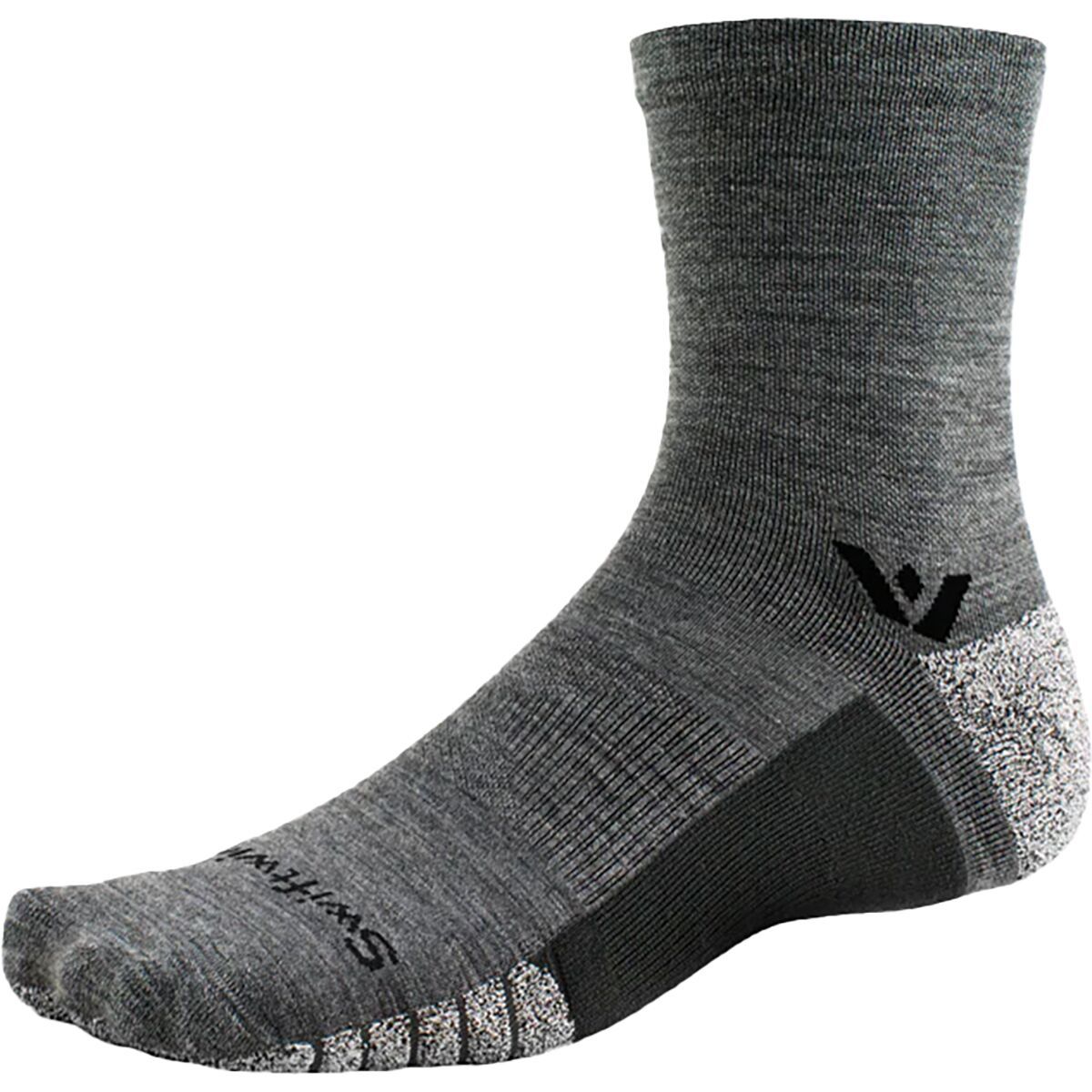 Image of Swiftwick Flite XT Trail Mid-Crew Sock Heather, S