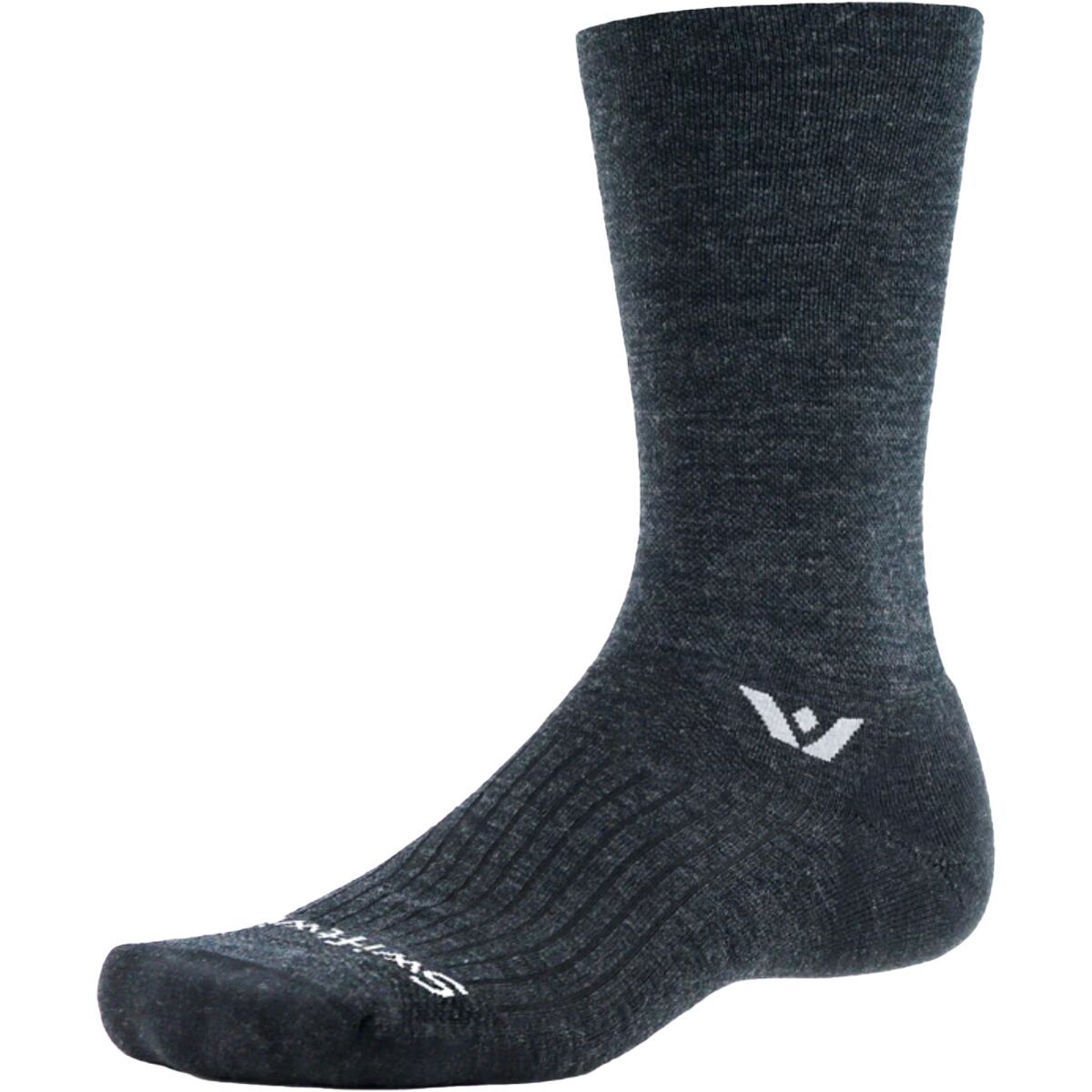 Image of Swiftwick Pursuit Crew Sock Coal, XL